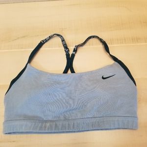 {M} Nike Light Blue Sport Bra Adjustable Straps